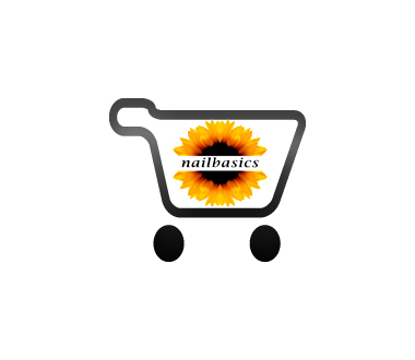nailbasics shopping cart hyperlink button that connects to nailbasics online store